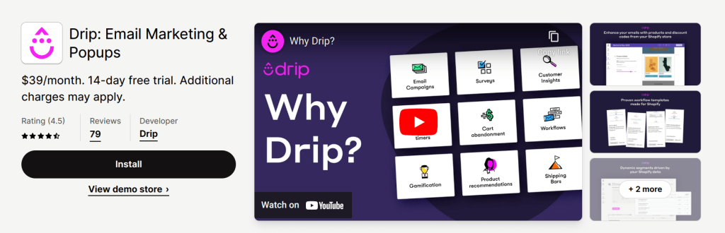 Drip email marketing