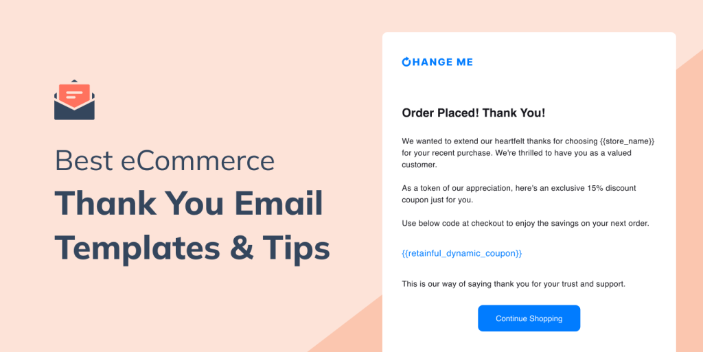 10 Best eCommerce Thank You Email Templates and Tips