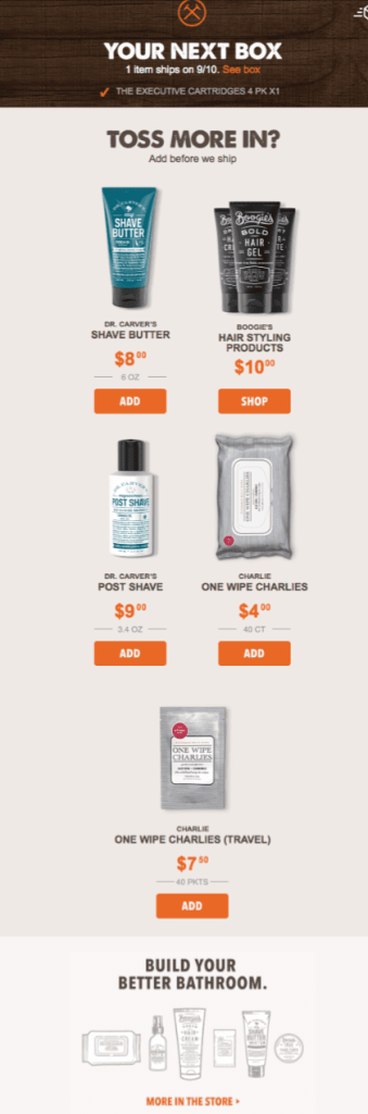 Dollar shave club