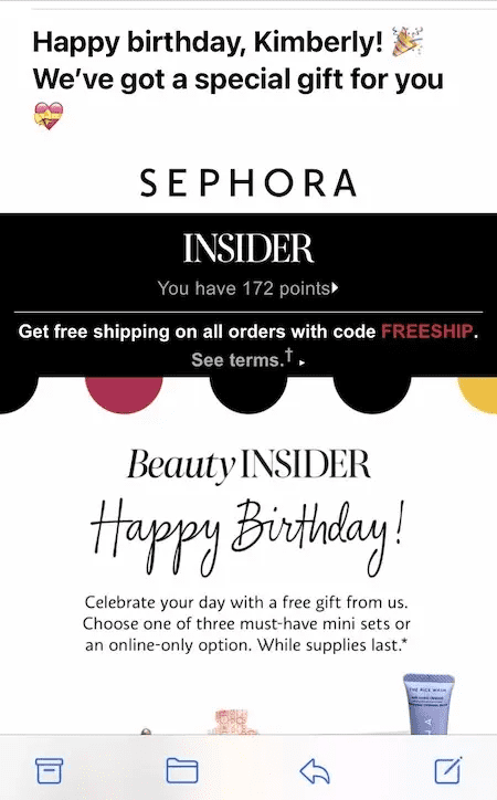 Sending personalized emails as an email marketing strategy