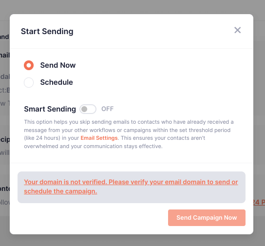 Smart Sending feature in Retainful to schedule WooCommerce newsletter