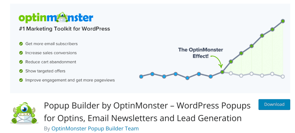 Optinmonster WordPress email  marketing plugin