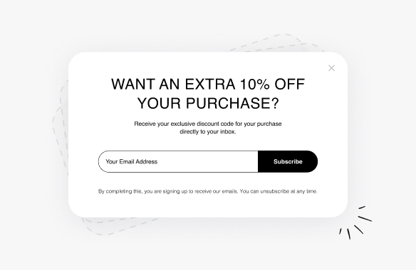 Newsletter sign-up form