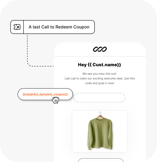 Customise and send welcome emails