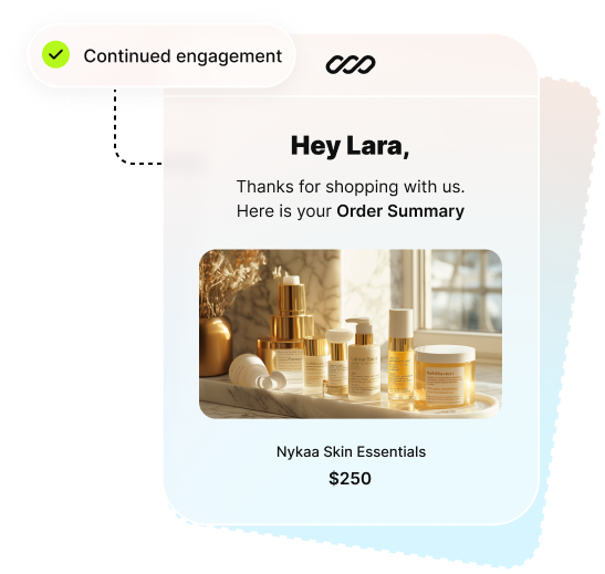 order follow-up emails