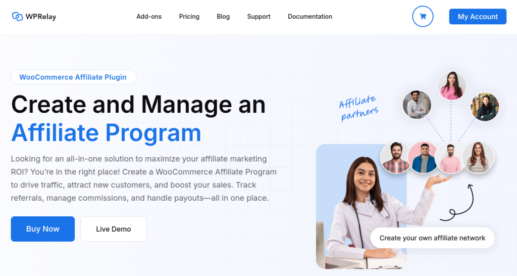 Woocommerce referral plugin Wprelay