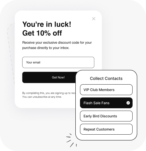 Grow your email list