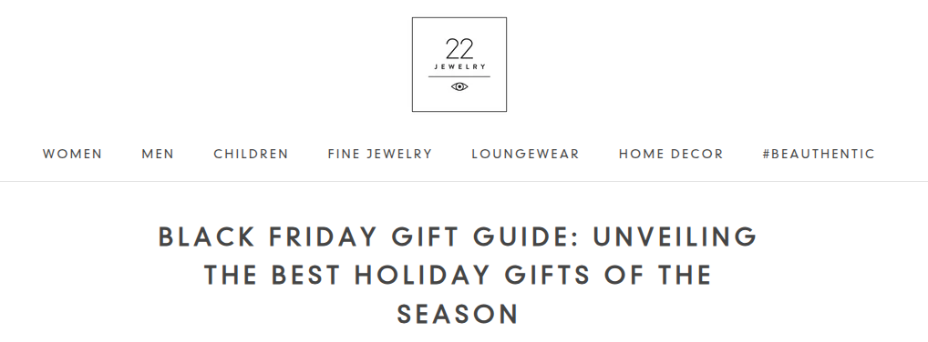 Black Friday Gift Guide
