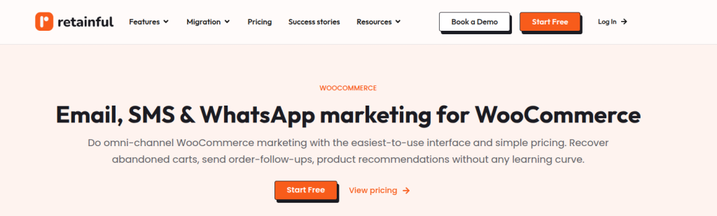 Retainful WooCommerce abandoned cart plugin