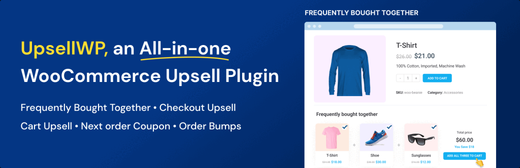 UpsellWP WooCommerce add-to cart popup plugin