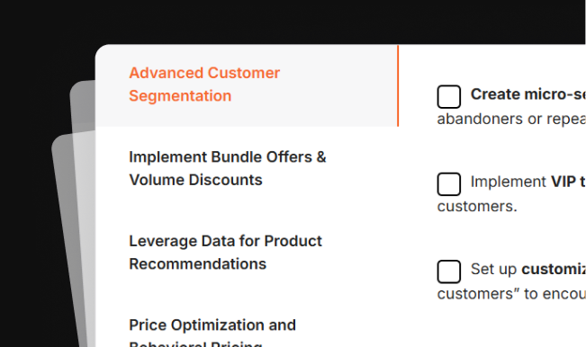 ARPU Increase Checklist for eCommerce