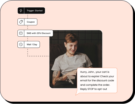 Send personalized SMS messages