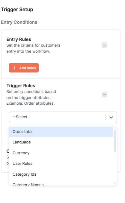 Setting up email trigger conditions in Retainful