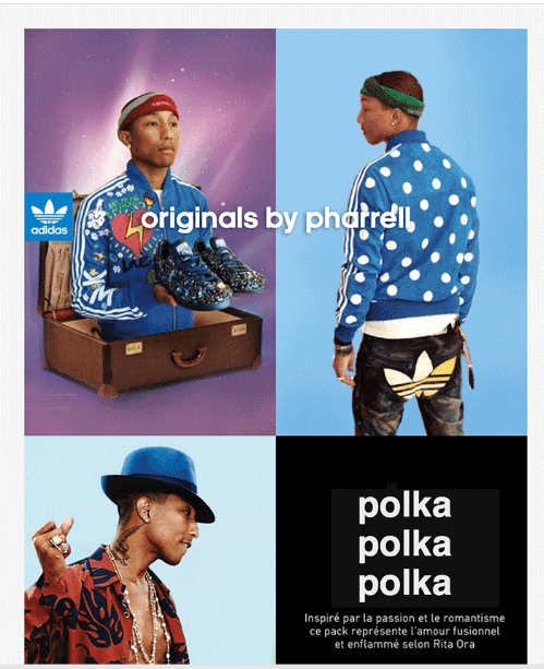 Gender-specific targeted email marketing example from Adidas with male-centric visuals for men.