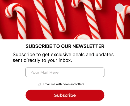 Popup template from Retainful with a bold CTA