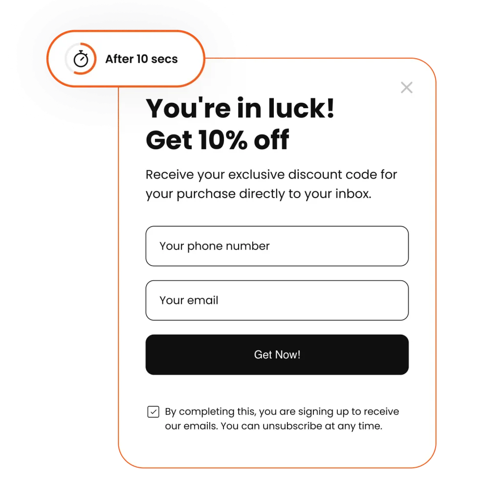 You're in luck! Get 10 off