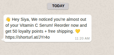 WhatsApp Loyalty Program