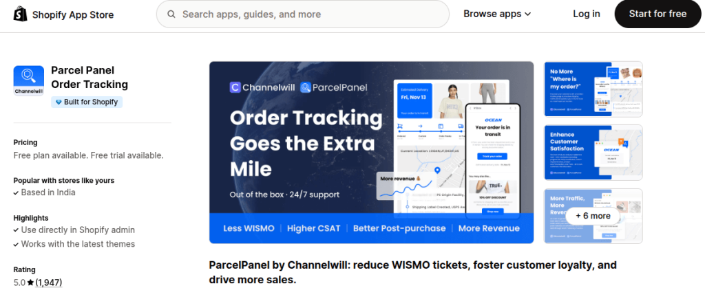 Parcel Panel - Order and shipment tracking software