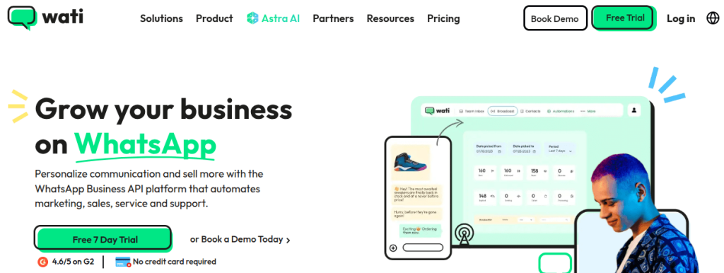 Wati - WhatsApp Business API Platform for Sales & Support
