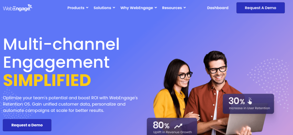 WebEngage - WhatsApp Marketing Software with CDP 
