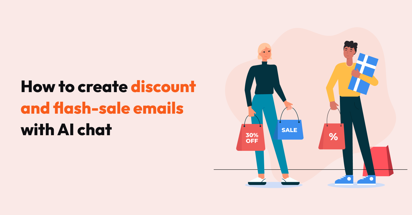 How to create discount and flash-sale emails with AI chat