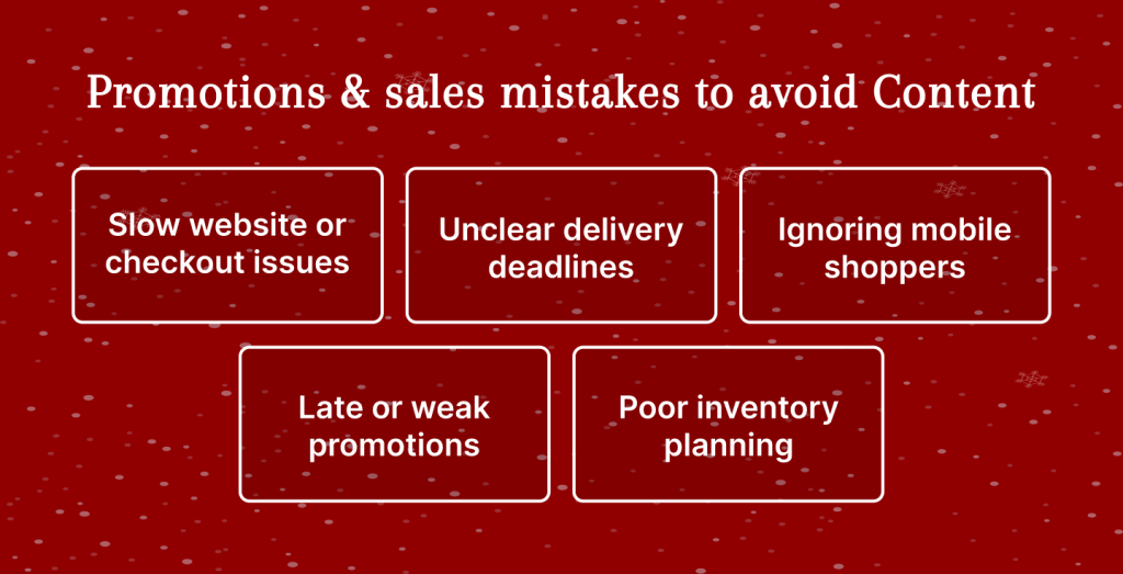 Promotions & sales tactics