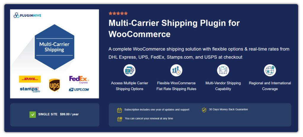 Multi-Carrier Shipping Plugin for WooCommerce