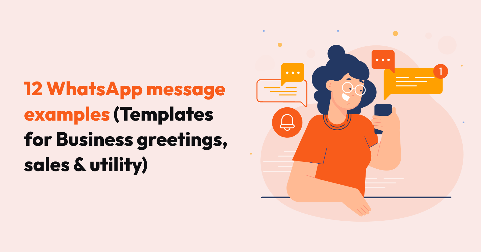 WhatsApp message examples