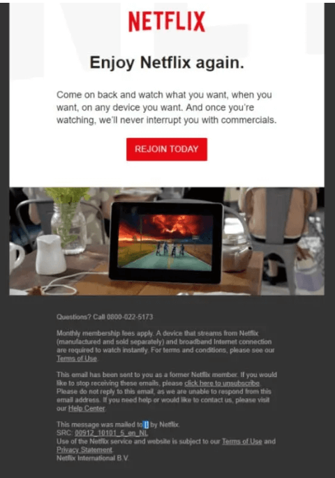 What makes Netflix emails work