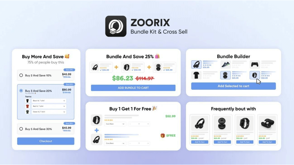 Zoorix Bundles & Cross Sell