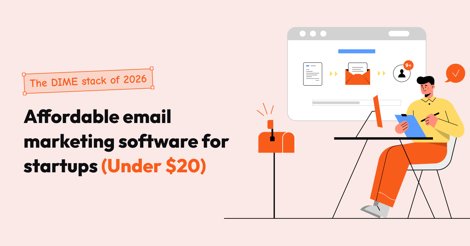 Affordable email marketing software for startups (Under $20)