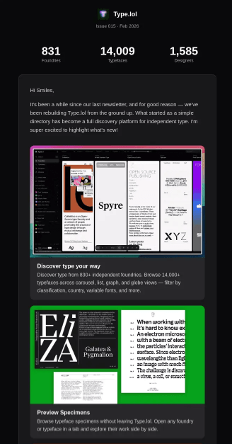 Example of using Accordion - Collapsible content within an interactive email. It shows the email before the user clicks on any topic.