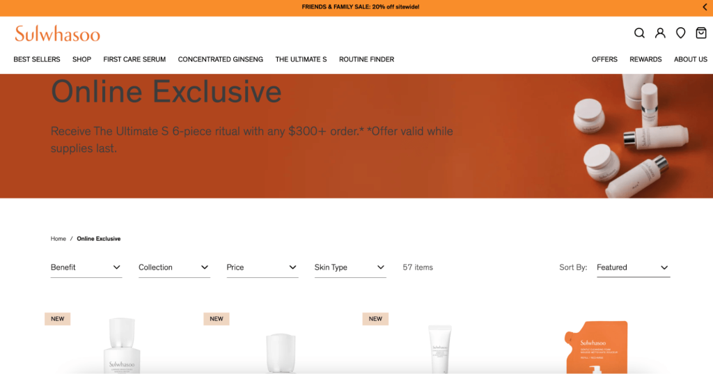 Exclusive or limited gifts